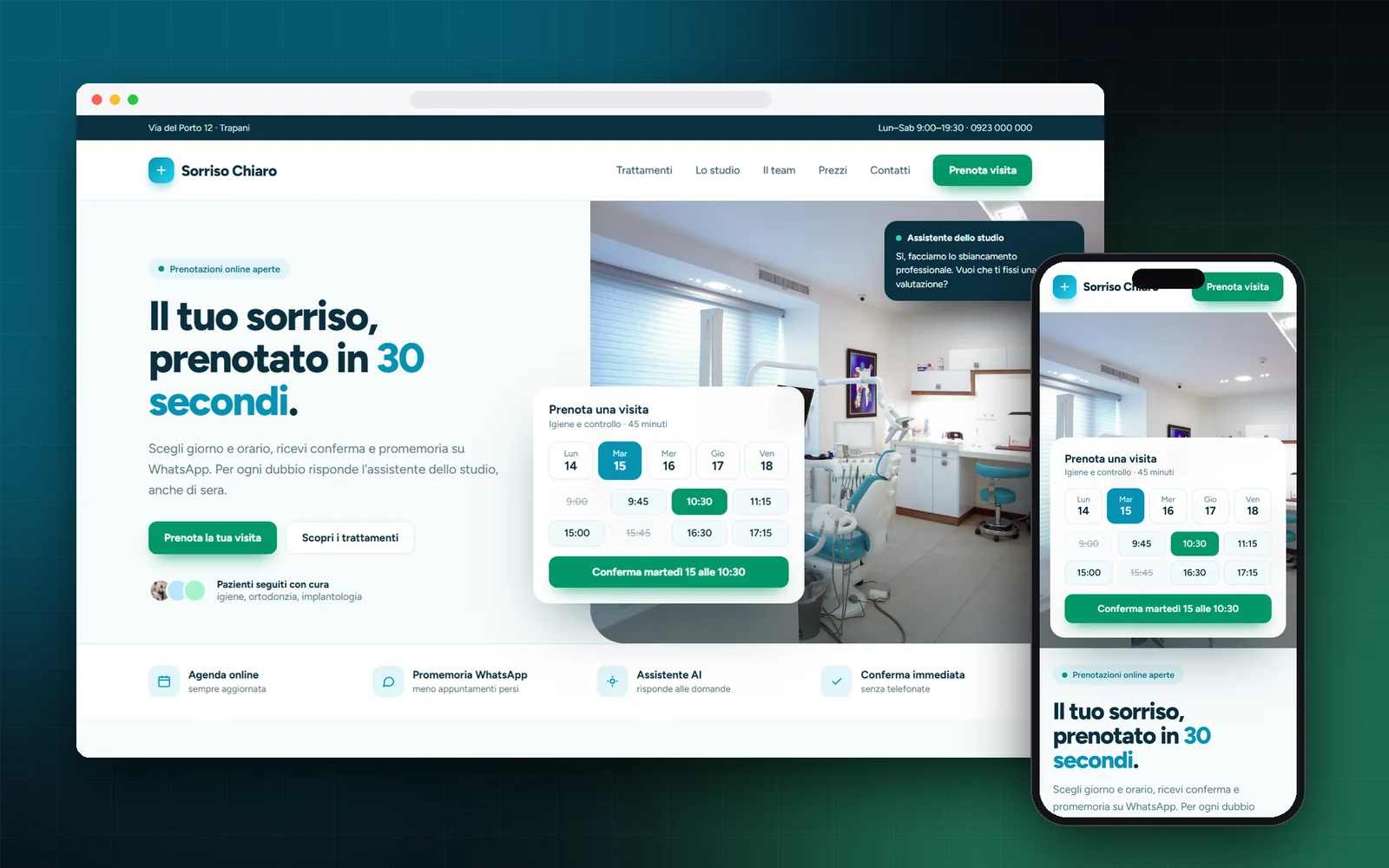 Il sito di Studio dentistico