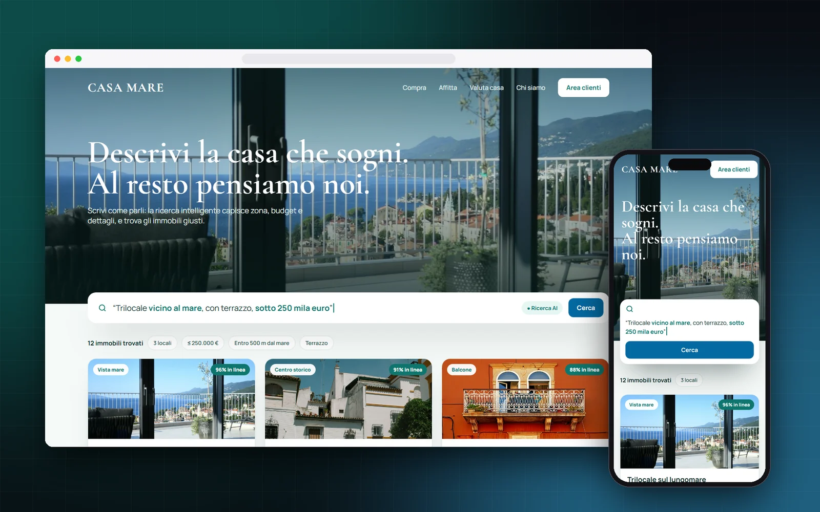 Il sito di Agenzia immobiliare